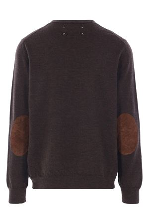 Cardigan in lana marrone MAISON MARGIELA | S50HP0027M13098144M